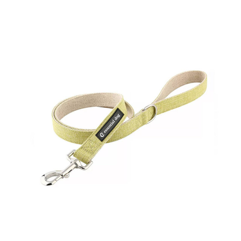 Organic Hemp & Cotton Dog Leash Lead - Grass Green