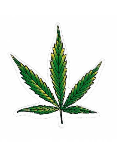 Cannabis Leaf Sticker