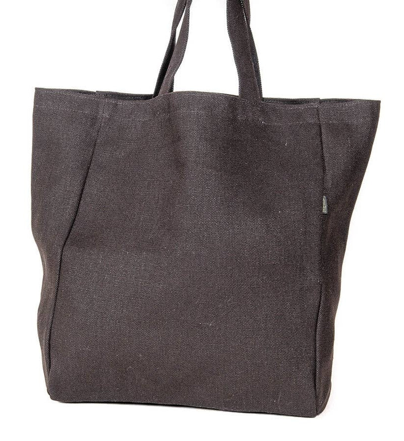 PUR125-H Hemp Simple Shopper: Black