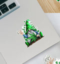 The Wizard of Green- Gnome Sticker: 2