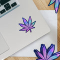 Weed Leaf Sticker- Colorful: 3