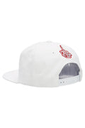 Middle Finger Up Skeleton Cotton Snapback: GRAY/BLACK / ONE SIZE