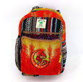 Hemp Moon Mushroom Hand Embroidered Sling Backpack