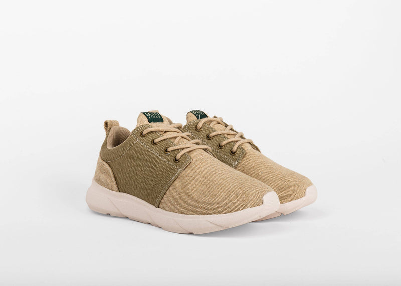 Explorer V2 for Men Beige and Green (Waterproof Hemp Shoes): US M 7