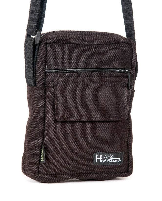 PUR146-H Hemp Mini Field Bag: Black