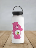 Caring Weed Bear Sticker- Pink Bong: 2