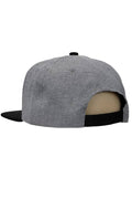 Hip Hop Skull Marijuana Snapback: Black