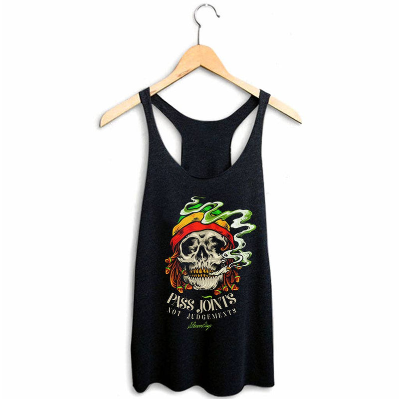 Pass Joints Not Judgements Women's Racerback: SMALL