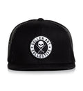 BOH Mesh Snapback Hat: Black/white