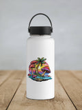 Mushroom Beach Sticker: 2