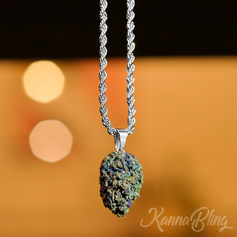 KannaBling - Platinum Rope Chain Hybrid 30" (Men): Hybrid / 24 Inch Platinum Chain