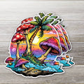 Mushroom Beach Sticker: 2