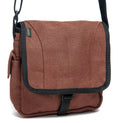 PUR139-H Hemp Cell Shoulder Bag: Black