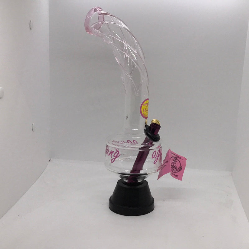 Agung Twister Pink Cute Glass Bong