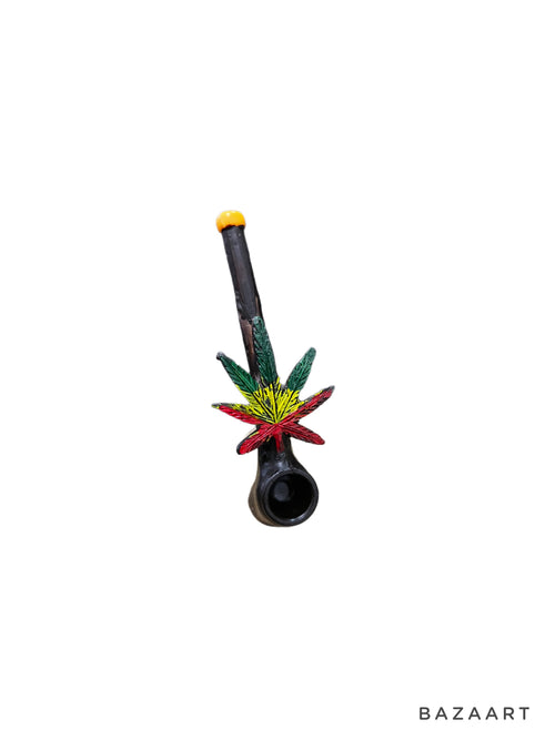 Novelty Rasta Leaf  Pipe
