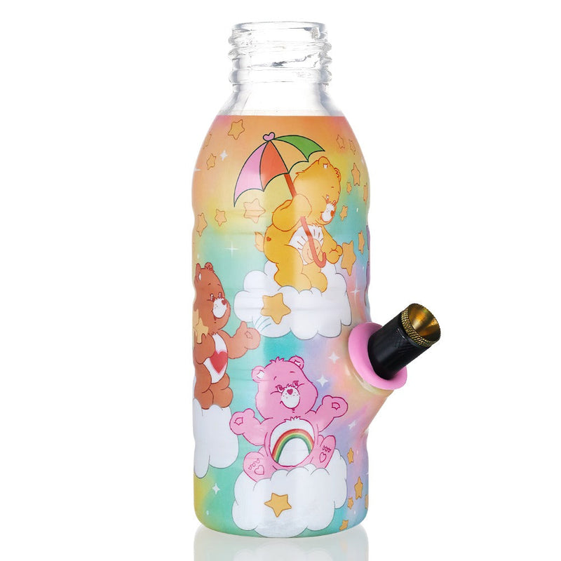 BW - Care Bears 17.5cm Glass Bottle Bong - Rainbow