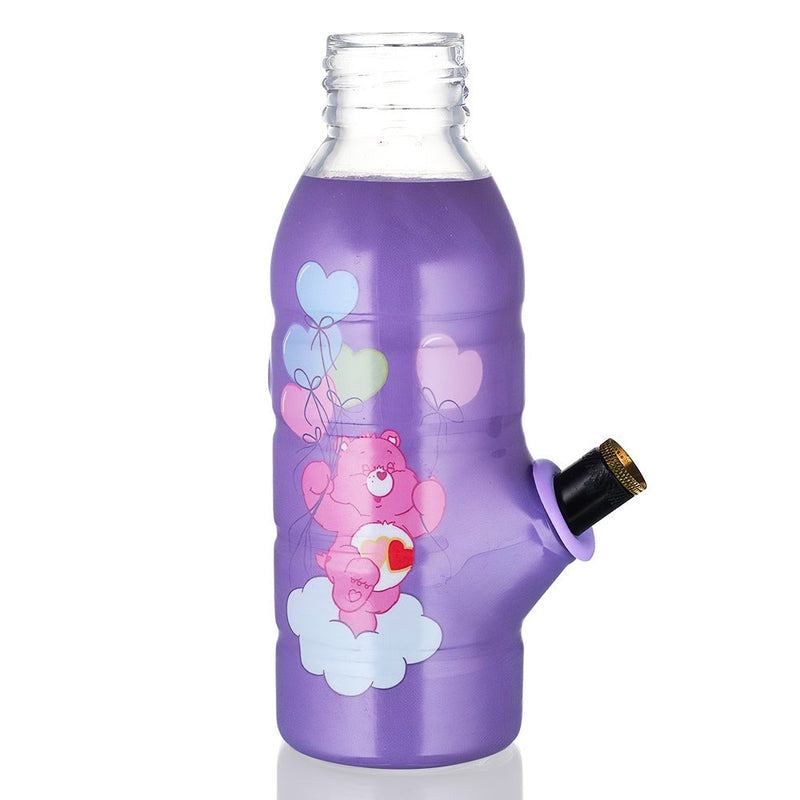 BW - Care Bears Balloon 17.5cm Glass Bottle Bong - Purple