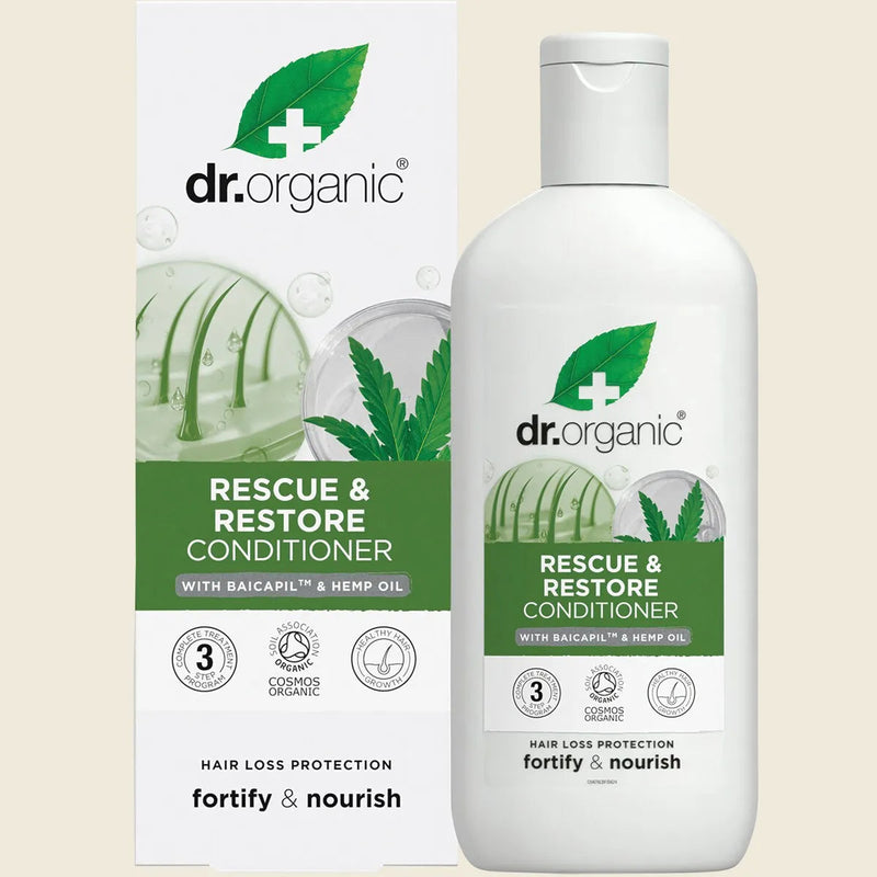 Dr Organic Rescue & Restore Conditioner Hemp Oil 265ml