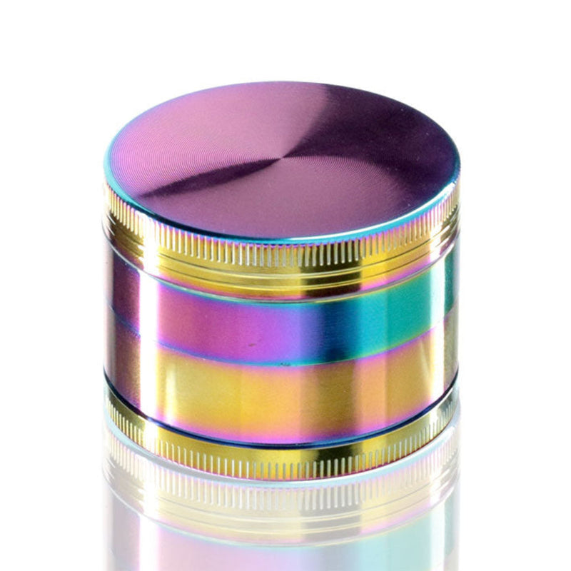 BW - Round Metal Weed and Herb 50mm Grinder - Rainbow
