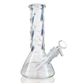 BW - Twisted Fantasy Glass 21cm Beaker Bong - Pearl