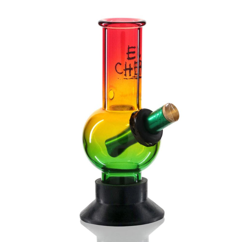 BW - El Cheapo Glass 17cm Bubble Bong - Rasta