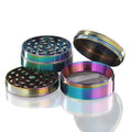 BW - Round Metal Weed and Herb 50mm Grinder - Rainbow
