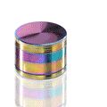 BW - Round Metal Weed and Herb 50mm Grinder - Rainbow
