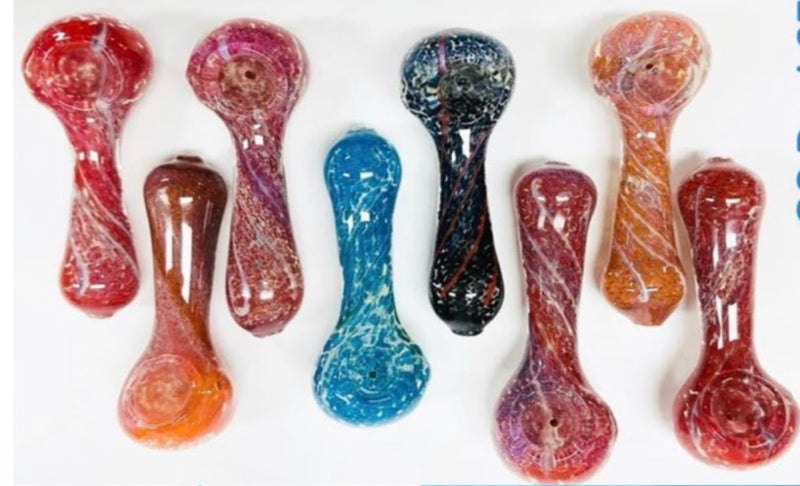 Glass Dry Herb Pipe 10cm