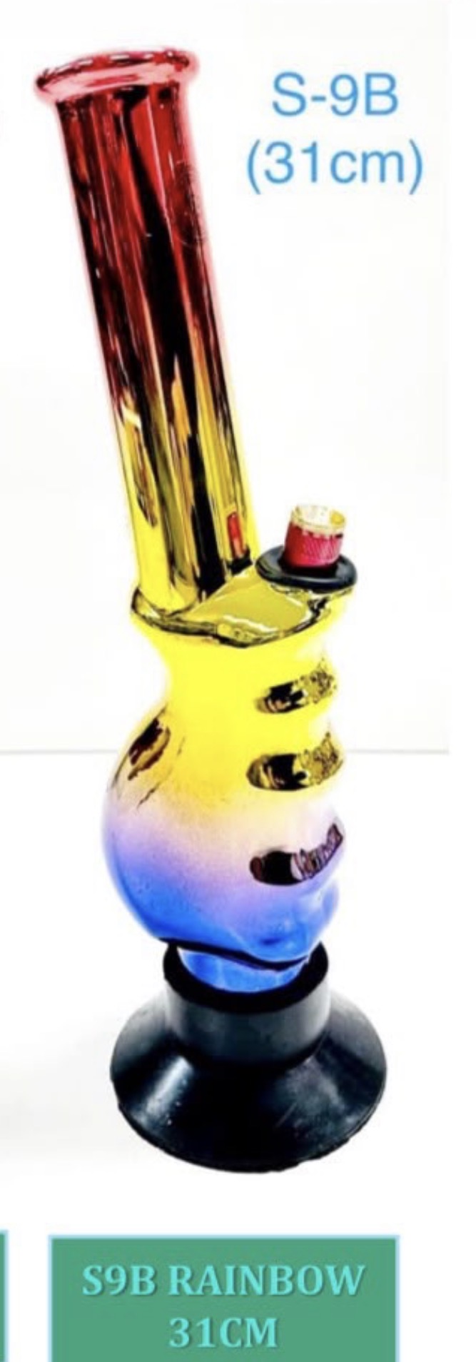 Rainbow Glass Gripper 31cm S9B