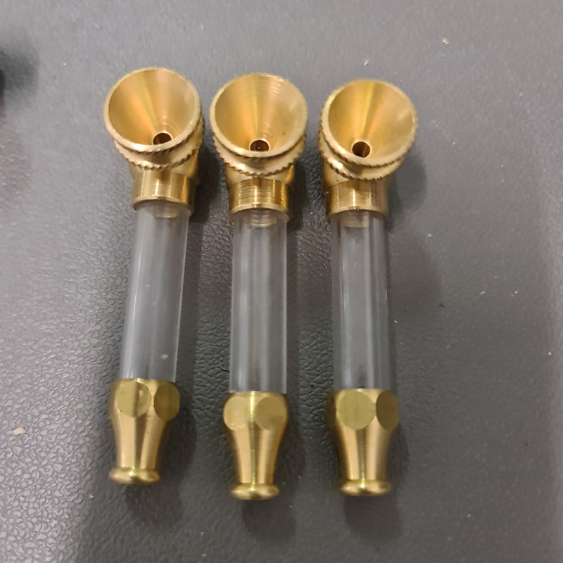 Clear Brass Pipe - Small