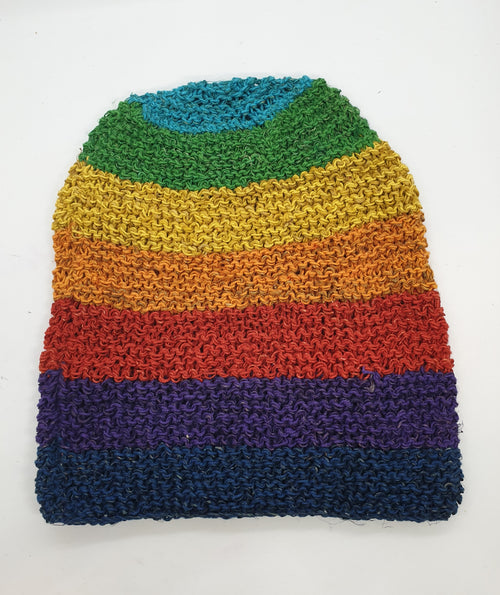 Beanie.      Pure Hemp Beanie - Rainbow Kush