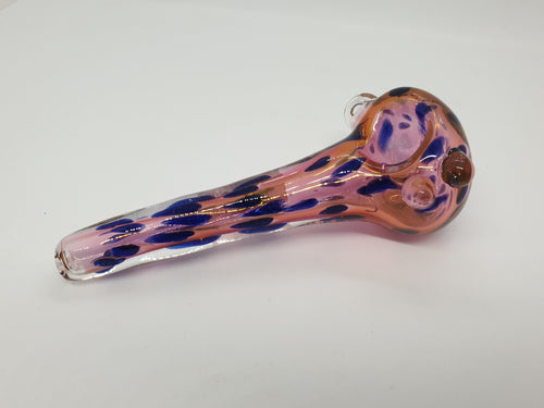 Glass Pipe - Pink and Blue Dots