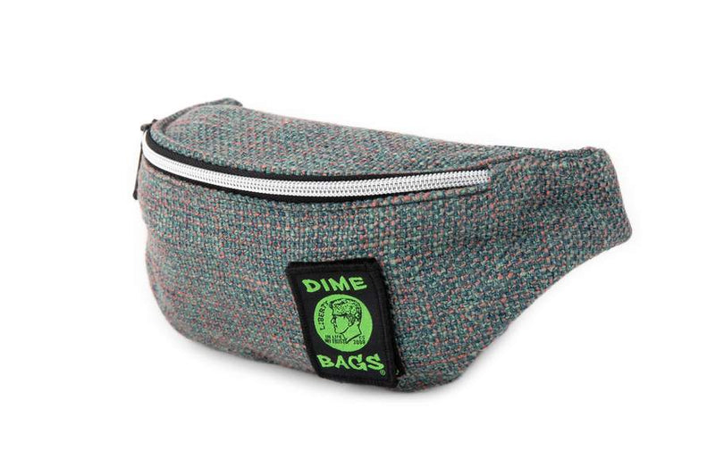 Dime Bags Organic Hemp Stash Pack Smell Proof Waist Pack (Aqua)