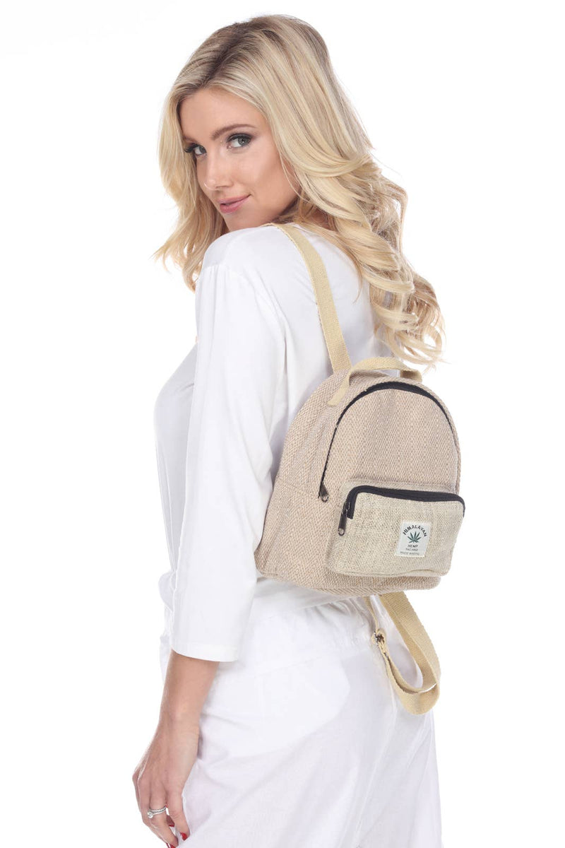 Himalayan Hemp Mini Backpack (BB07)