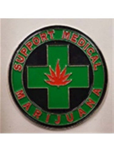 Medical Marijuana Hat Pin