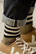 Hemp Crew Socks / Stripes