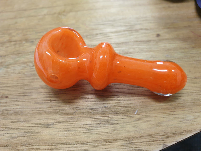 Glass pipe.   Blown Pipe - Tangy