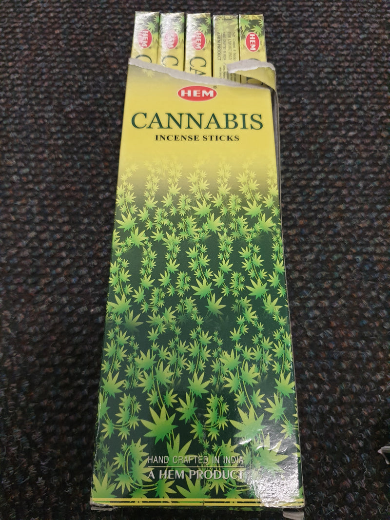Incense.     Cannabis 8 stick box