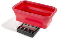 TRUWEIGH CRIMSON SCALE COLLAPSIBLE BOWL 1000G X 0.1G / BLACK / RED BOWL