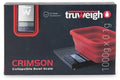 TRUWEIGH CRIMSON SCALE COLLAPSIBLE BOWL 1000G X 0.1G / BLACK / RED BOWL