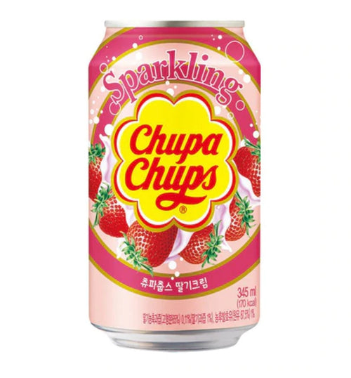 CHUPA CHUPS SPARKLING SOFT DRINK 345ML - STRAWBERRY