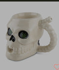 Skull Porcelain Mug - White