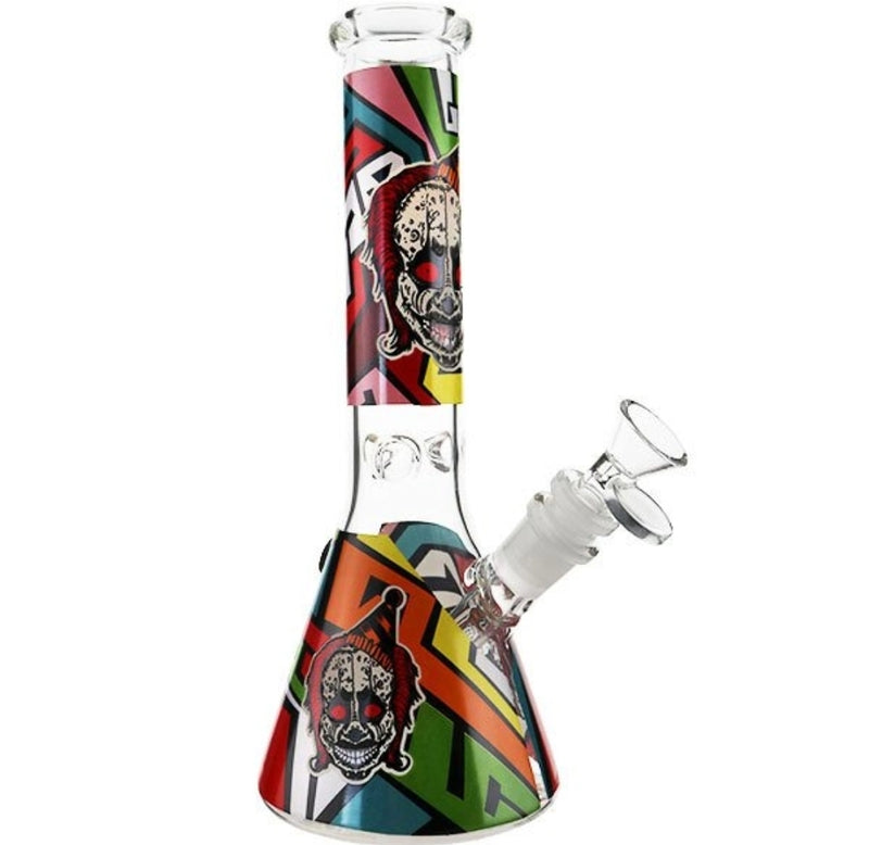 The Clown Punk Glass Beaker Waterpipe