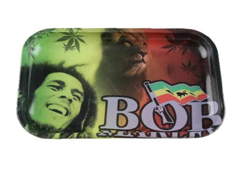 Rolling tray.     Bob Marley Metal Medium