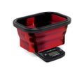 TRUWEIGH MINI CRIMSON SCALE COLLAPSIBLE BOWL - 100G X 0.01G - BLACK / RED