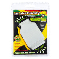 Smokebuddy Jr Glow In The Dark Personal Air Filter - Junior White
