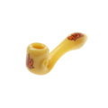 Glass pipe.  Famous Brandz Puff Puff Pass Sherlock Hand Pipe