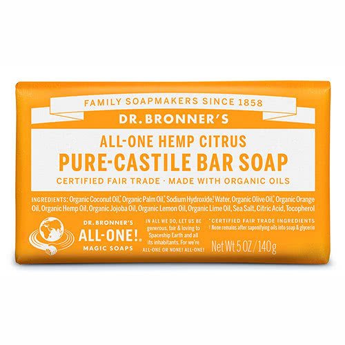 Dr. Bronner Castile Bar Soap - Citrus 140g