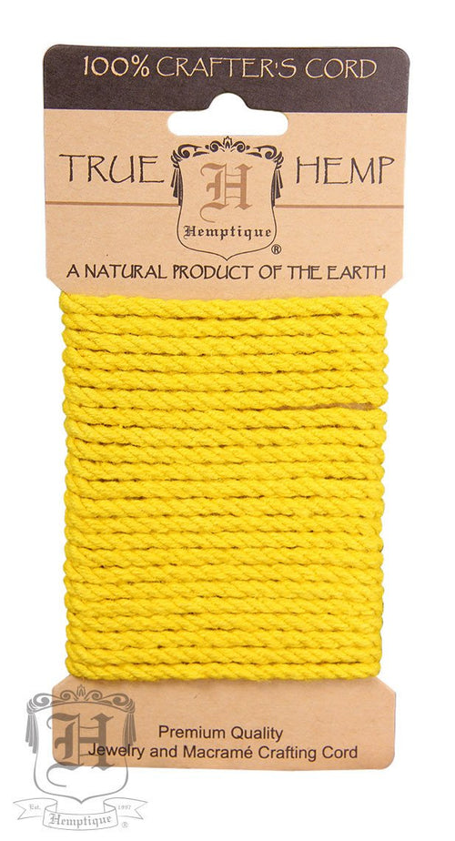 Dyed Hemp Rope

4mm Yellow