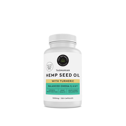 Hemp Seed Oil with Tumeric Capsules 120